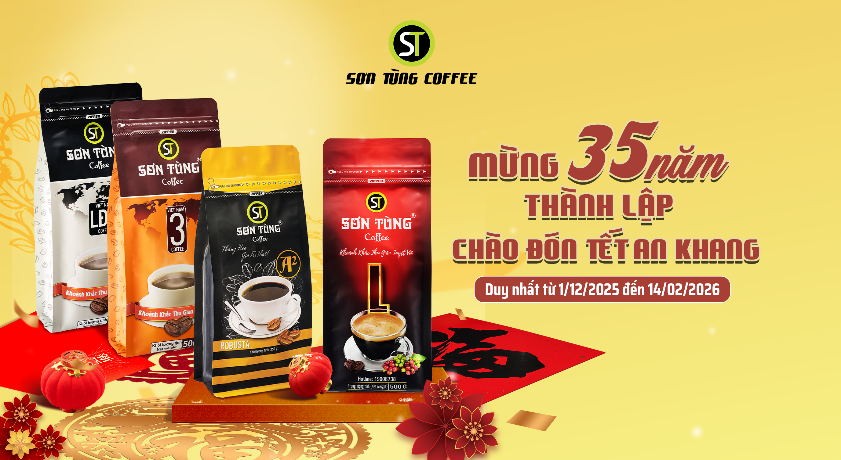 🎊KHUYẾN MÃI NGẬP TRÀN MỪNG 35 NĂM THÀNH LẬP VÀ CHÀO ĐÓN TẾT BÍNH NGỌ 2026