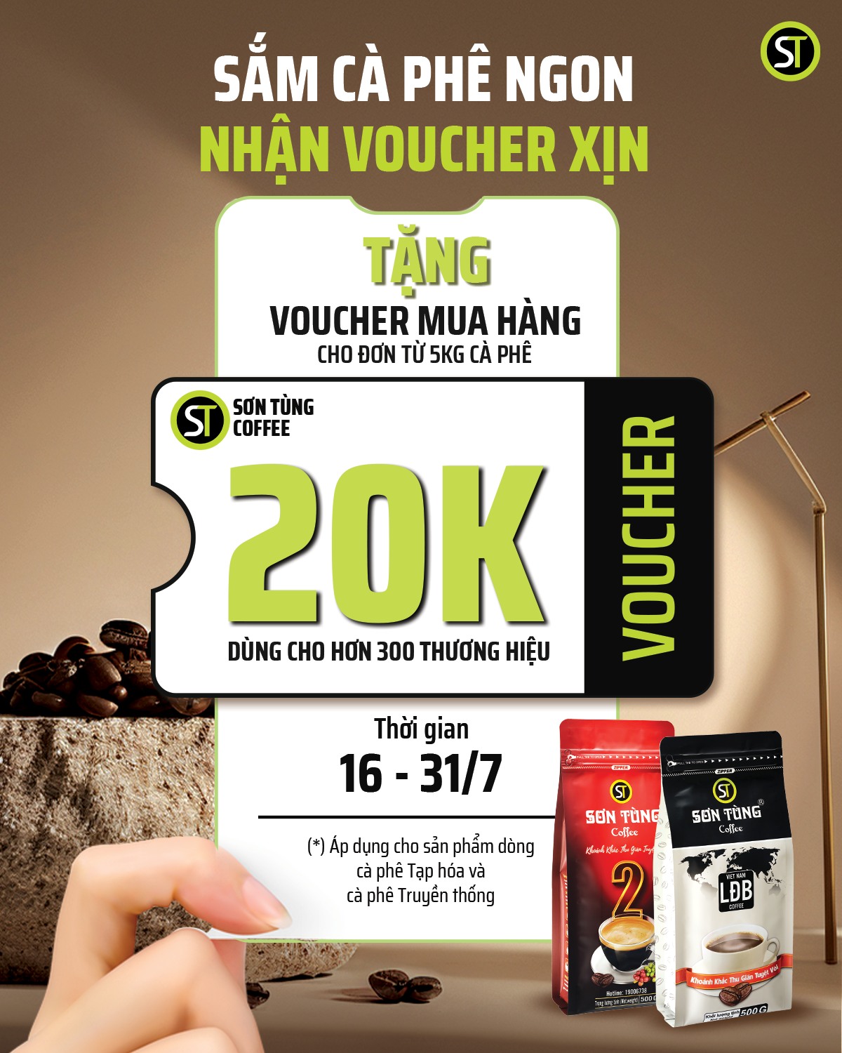 SẮM CÀ PHÊ NGON - NHẬN VOUCHER XỊN